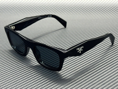 PRADA PR C06S 16K70B Black Dark Grey Women's 50 mm Sunglasses