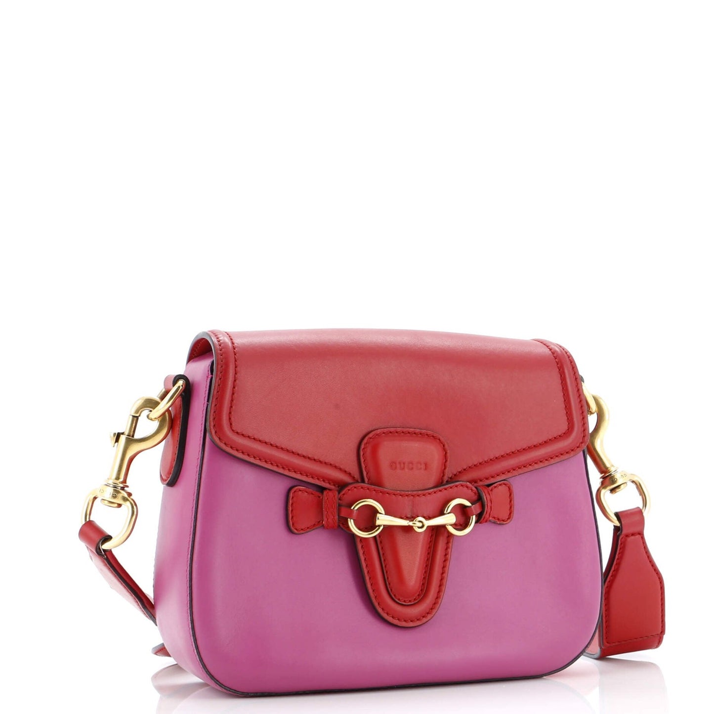 Gucci Lady Web Shoulder Bag Leather Medium