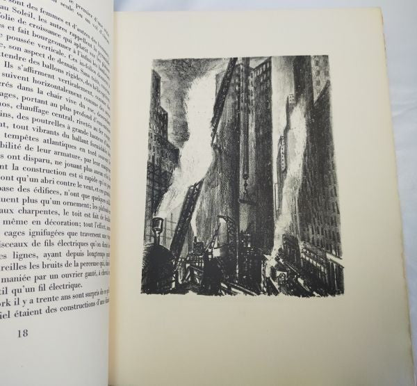Paul Morand New-York 1931 W/ 30 Lithographs By Adriaan Lubbers Limited Edition