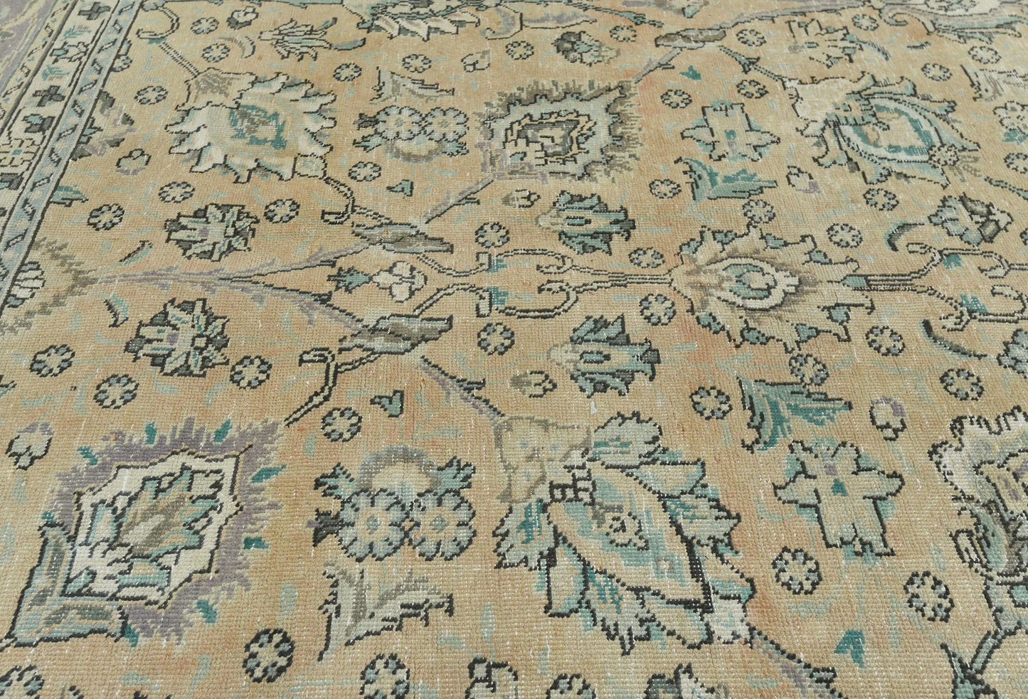 Semi-Antique Vintage Oriental Rug 9'8X12'5 Ft