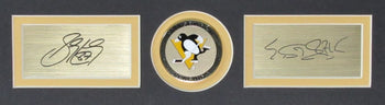 Sidney Crosby/Evgeni Malkin Penguins Laser Signed 11x14 Photo Framed 194063