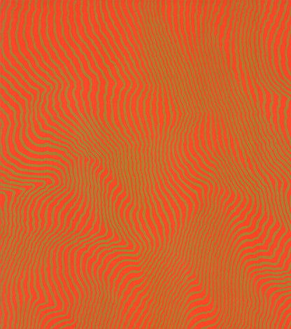 Henry Pearson Nue Orange Signed " Serigraph Contemporary