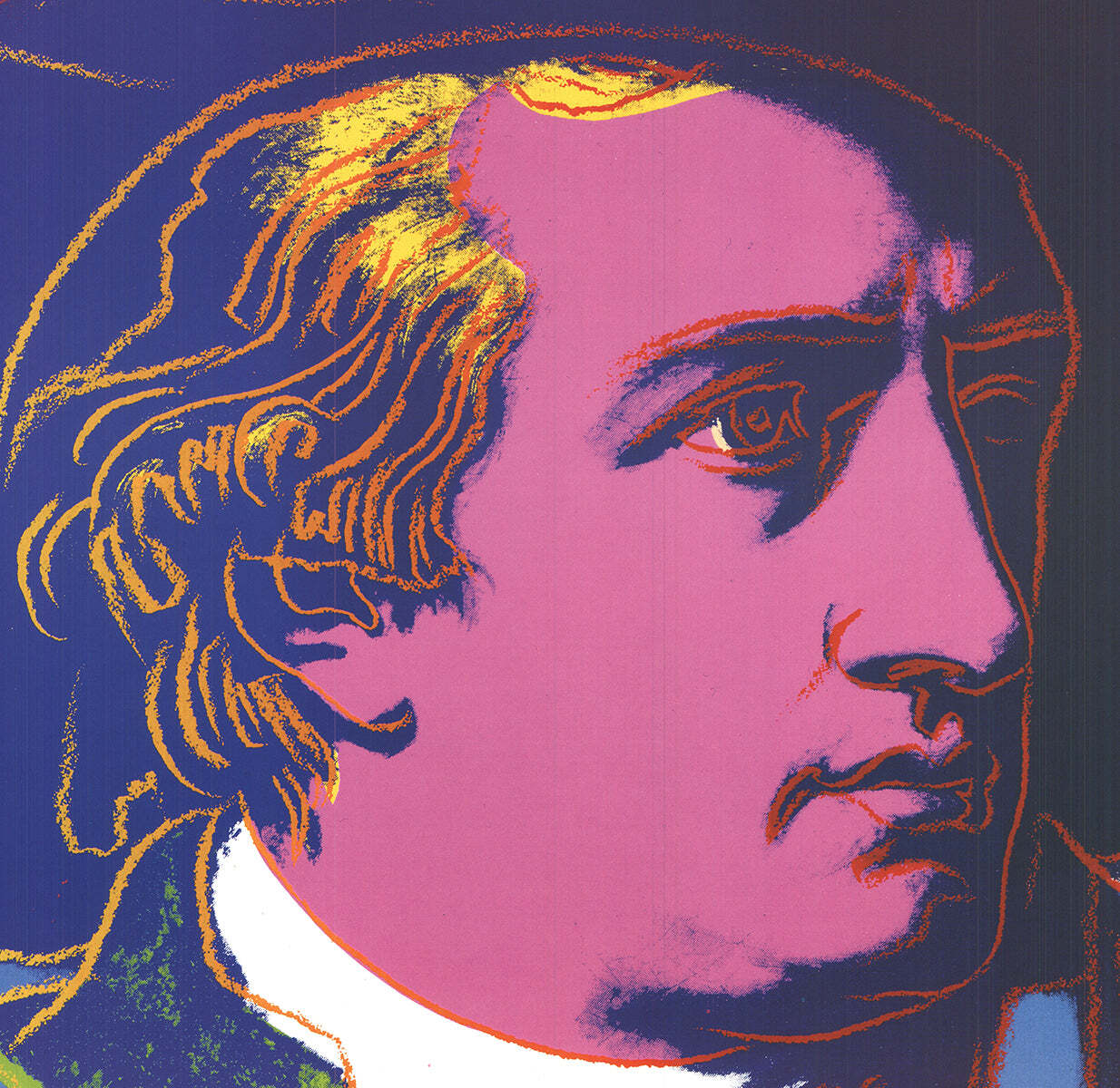 Andy Warhol Goethe Red And Black (Sm) " Poster Pop Art Multicolor