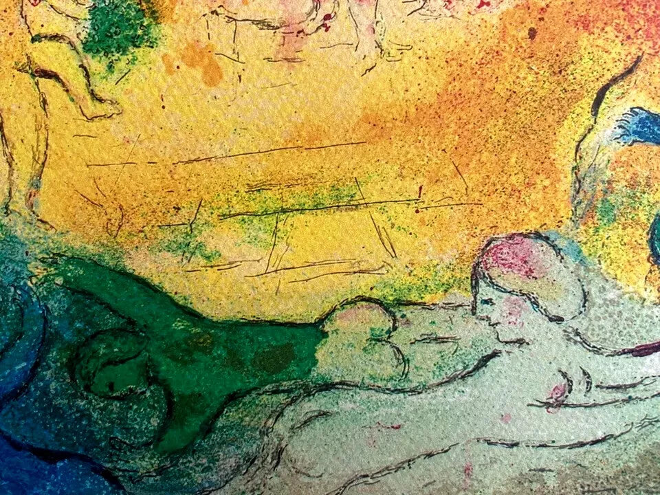 Marc Chagall Lithograph Coa Hand Numbered Signed