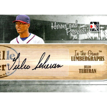 Julio Theran Autographed 2011 In The Game Card