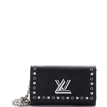Louis Vuitton Twist Chain Wallet Studded Epi Leather