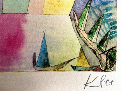 Paul Klee Lithograph Coa Signed Numbered By Hand