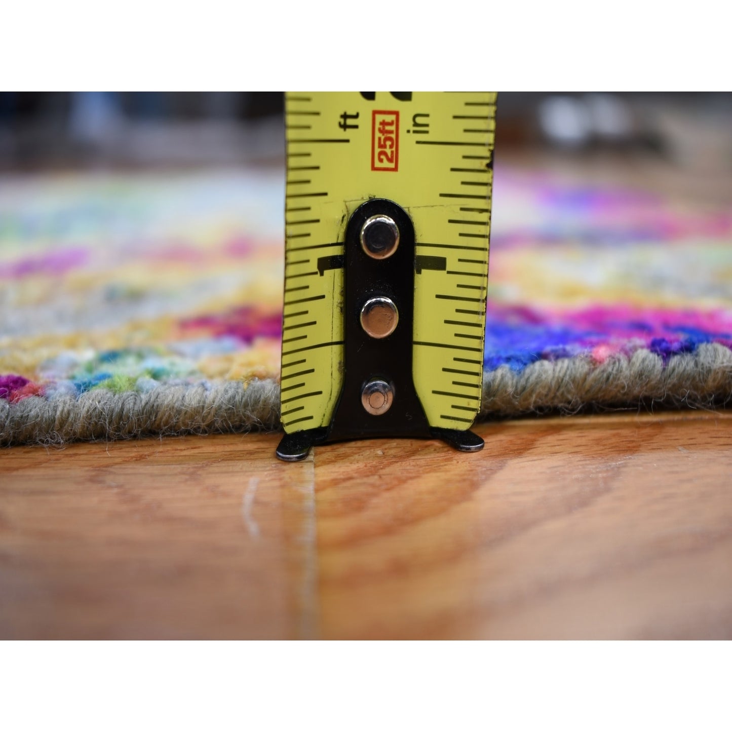 3'X5' Sari Silk With Text Wool The Lava Design Hand Knotted Oriental Rug