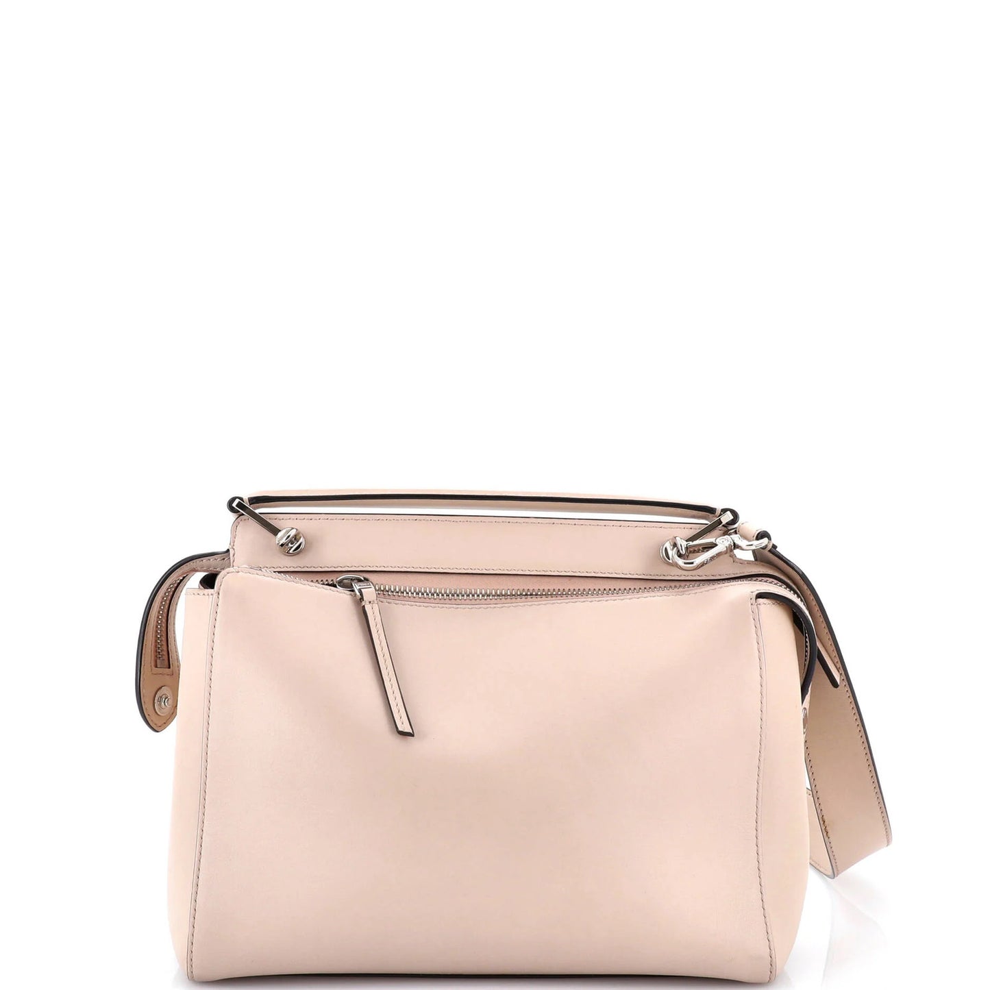 Fendi Dotcom Convertible Satchel Leather Medium