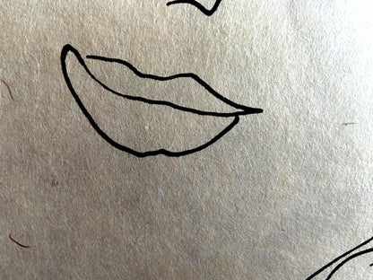 Pencil Henri Matisse Lithograph Hand Made C.O.A. Signed By Hand Numbered In