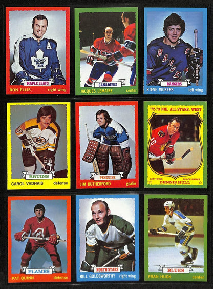1973-74 Topps Hockey Cards Complete Set (1-198)