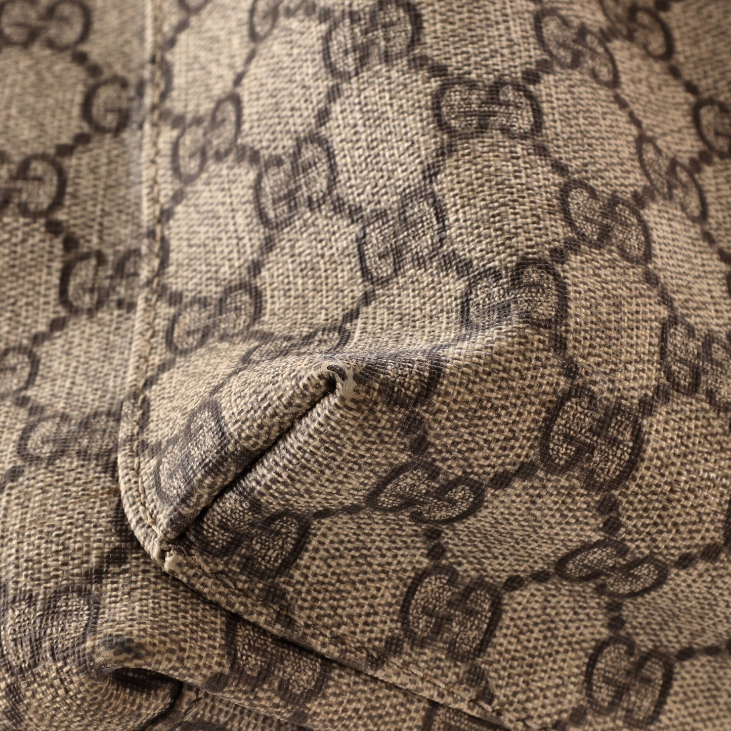 Gucci Diaper Bag Gg Coated Canvas