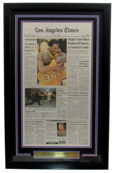 2000 Los Angeles Times Newspaper La Lakers Kobe
