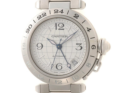 Cartier Pasha C Meridian Automatic W31078M7 Silver