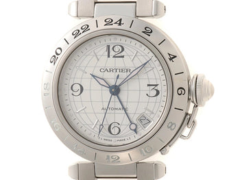 Cartier Pasha C Meridian Automatic W31078M7 Silver