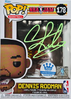 Dennis Rodman Autographed Nba Jam Le/5000 Funko Pop #178 (Jsa)