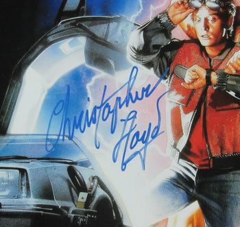Christopher Lloyd Signed 11X17 Back To The Future
