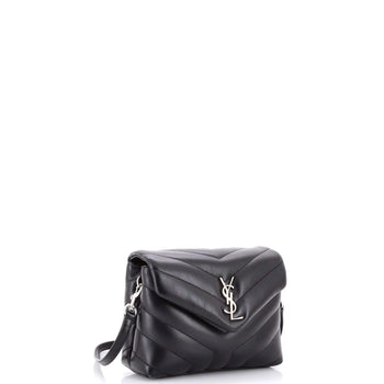 Saint Laurent Loulou Shoulder Bag Matelasse Chevron Leather Toy