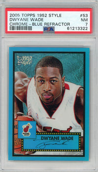 Dwyane Wade 2005 Topps 1952 Style Chrome Blue