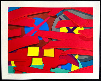Kaws Lithograph Mori Art Mum COA Original