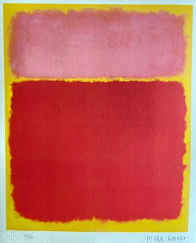 Mark Rothko Lithograph Coa Signed Op Numbered Stamped Collection
