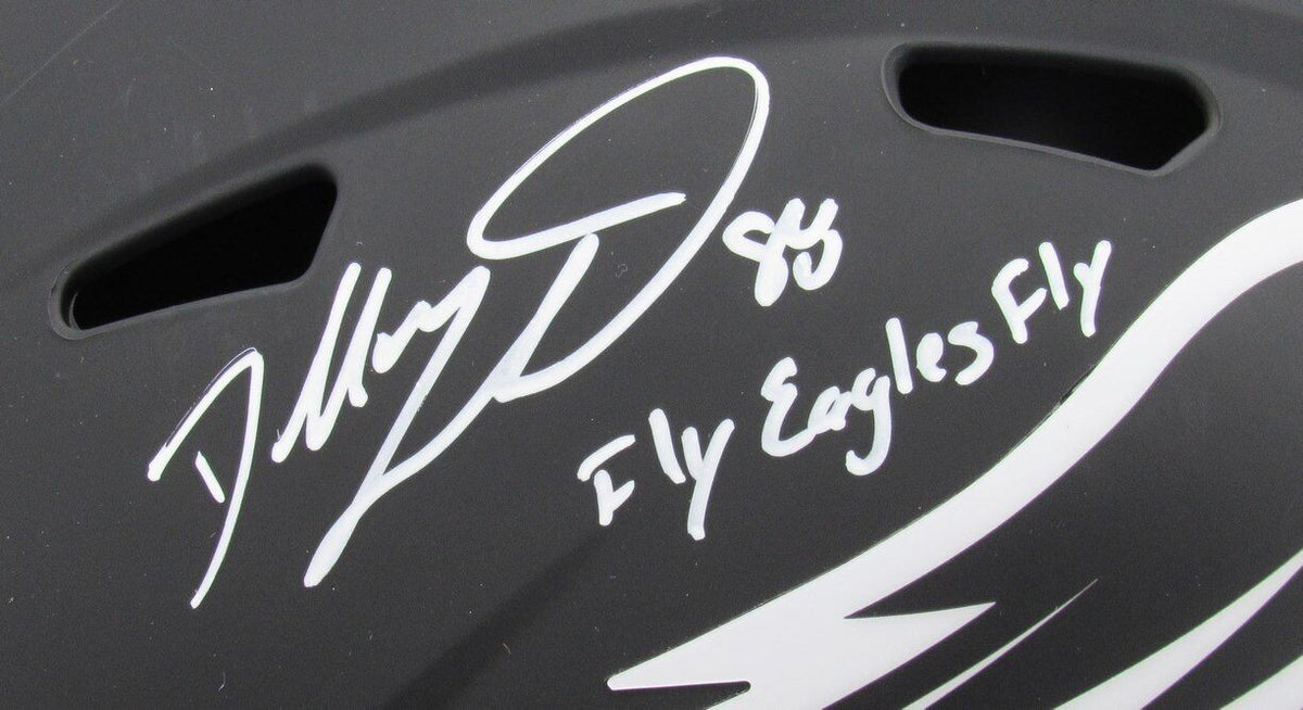 Signed Inscr Full Size Replica Football Fanatics Goedert Dallas Helmet