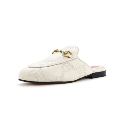 Gucci Women'S Princetown Mules Gg Matelasse Leather
