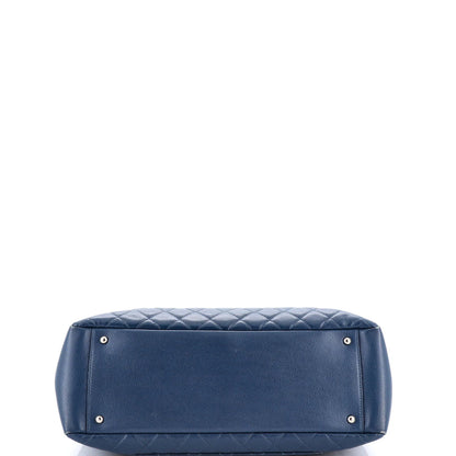 Chanel Grand Shopping Tote Quilted Caviar Xl