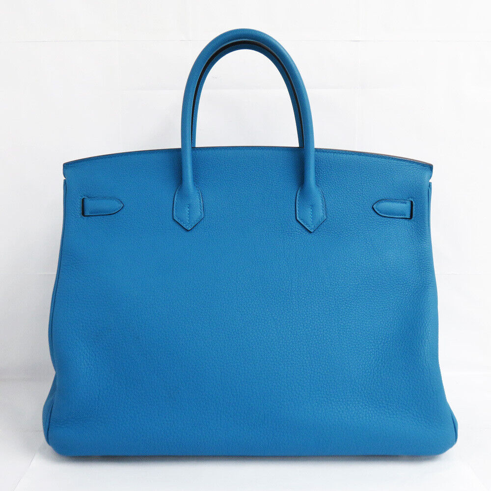 HERMES Birkin 40 Blue Zanzibar Togo A