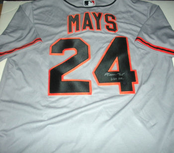 Willie Mays Sanfrancisco Giant Mays/Coa Signed