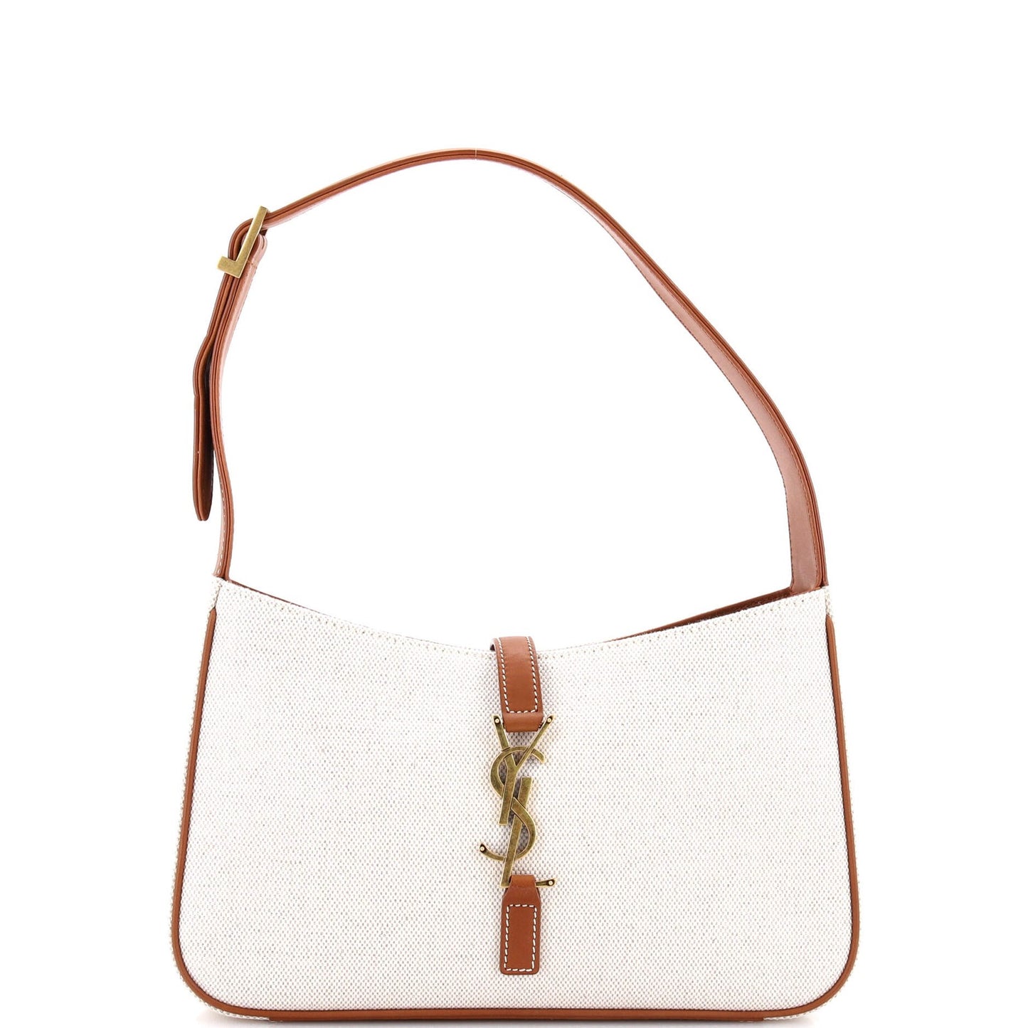 Saint Laurent Le 5 A 7 Hobo Canvas Small