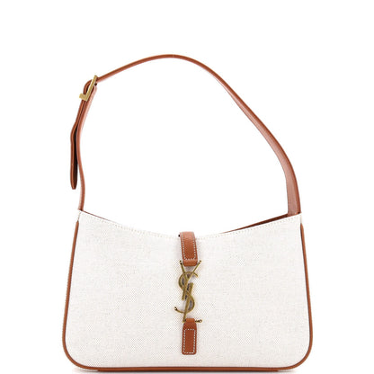 Saint Laurent Le 5 A 7 Hobo Canvas Small