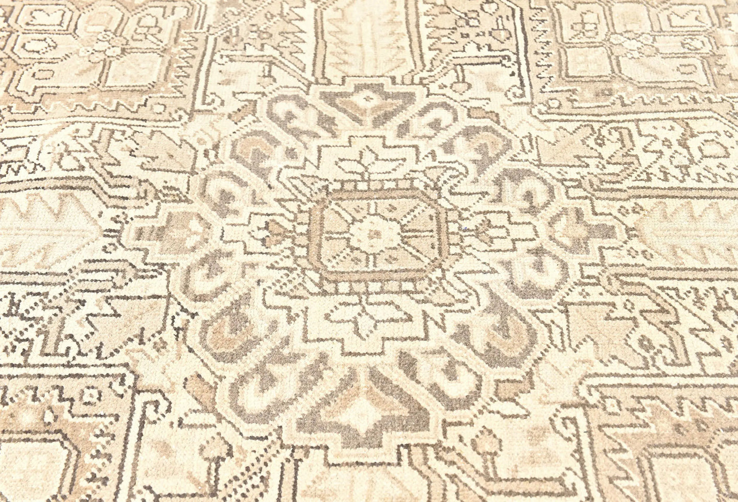 Muted Floral Distressed Design 10X13 ft Vintage Oriental Rug Dining Room Carpet