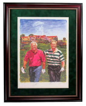 Arnold Palmer/Jack Nicklaus Dual-Signed 18X24
