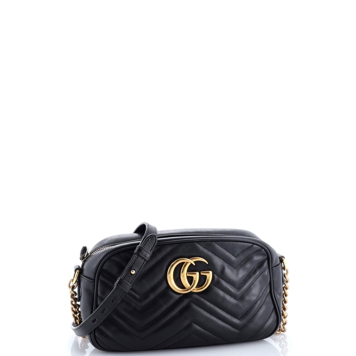 Gucci Gg Marmont Shoulder Bag Matelasse Leather Small