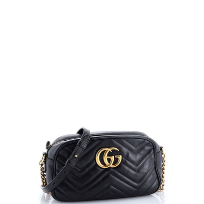 Gucci Gg Marmont Shoulder Bag Matelasse Leather Small