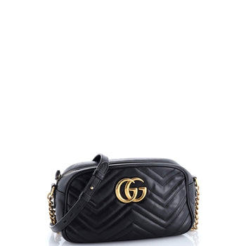 Gucci Gg Marmont Shoulder Bag Matelasse Leather Small