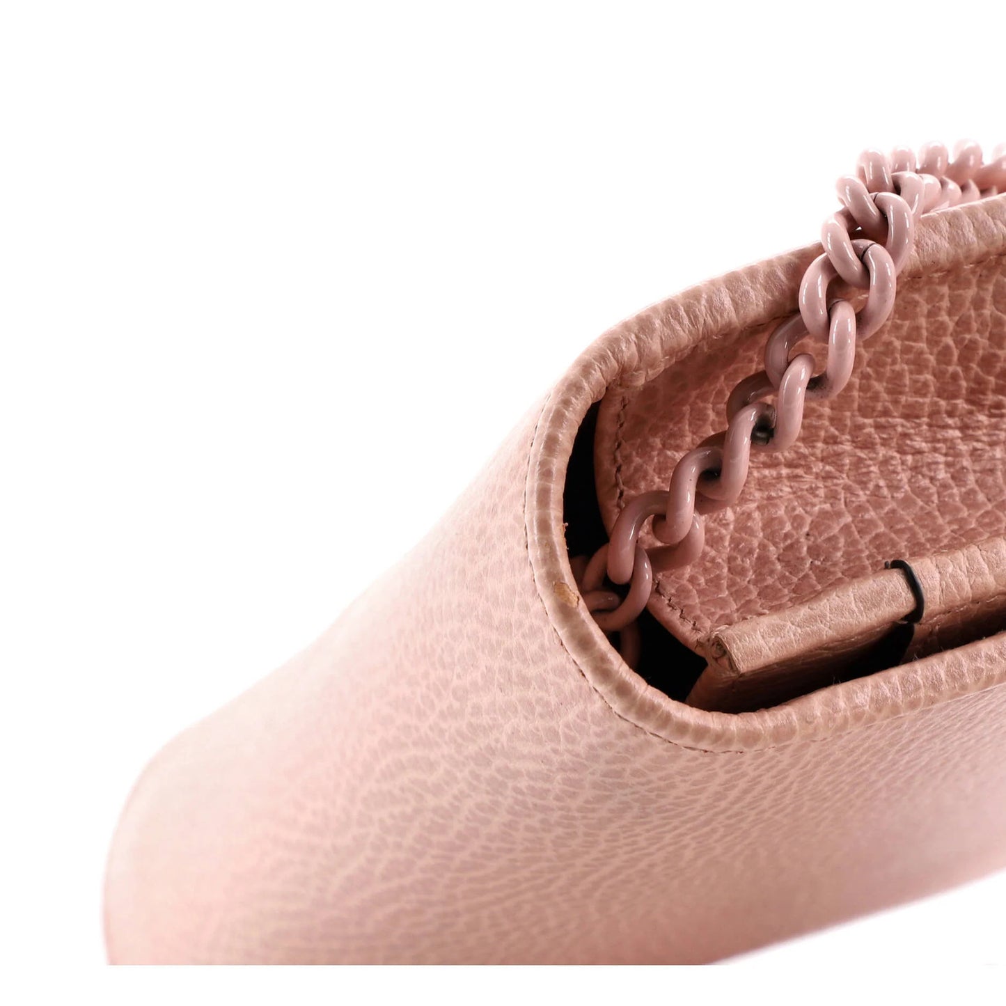 Gucci Petite Gg Marmont Chain Wallet Leather Mini