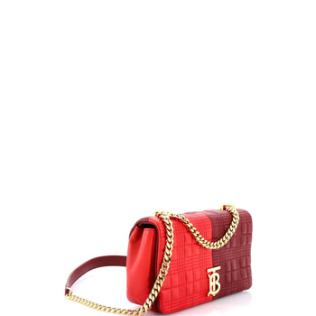 Burberry Lola Shoulder Bag Quilted Lambskin Small