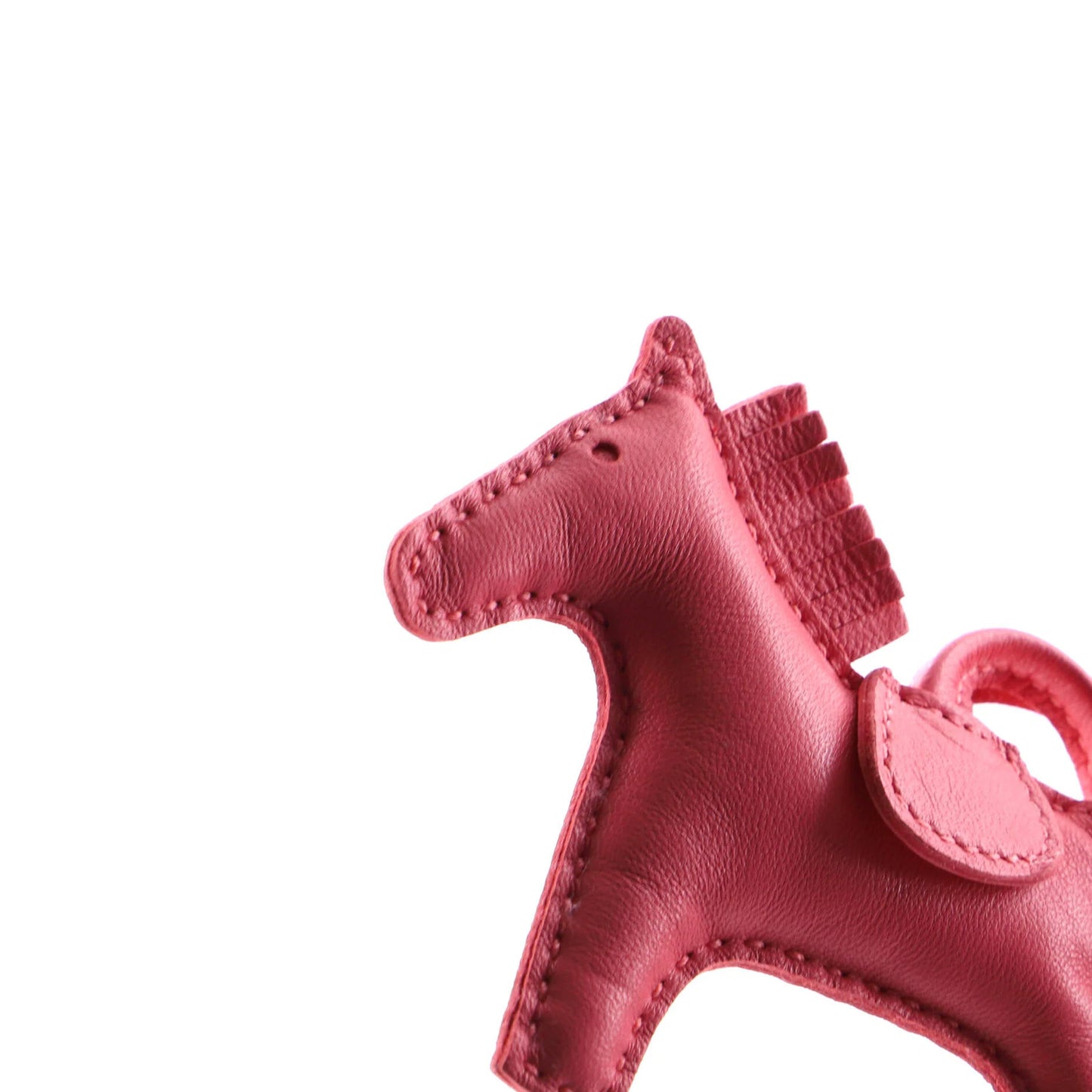 Hermes Mono-Tone Grigri Rodeo Bag Charm Leather Pm