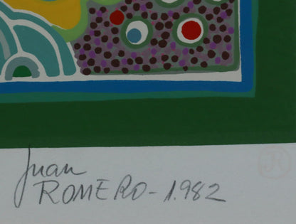Juan Romero "Bird Keeper" Hand Signed Serigraph 1982 Limited 159/300 Unframed