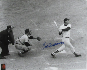 Ted Williams Hof Signed/Autographed 16X20 B/W