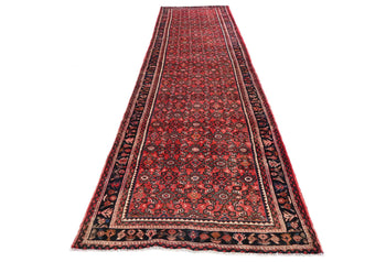 Vintage Red Floral Oriental Runner Rug Kitchen