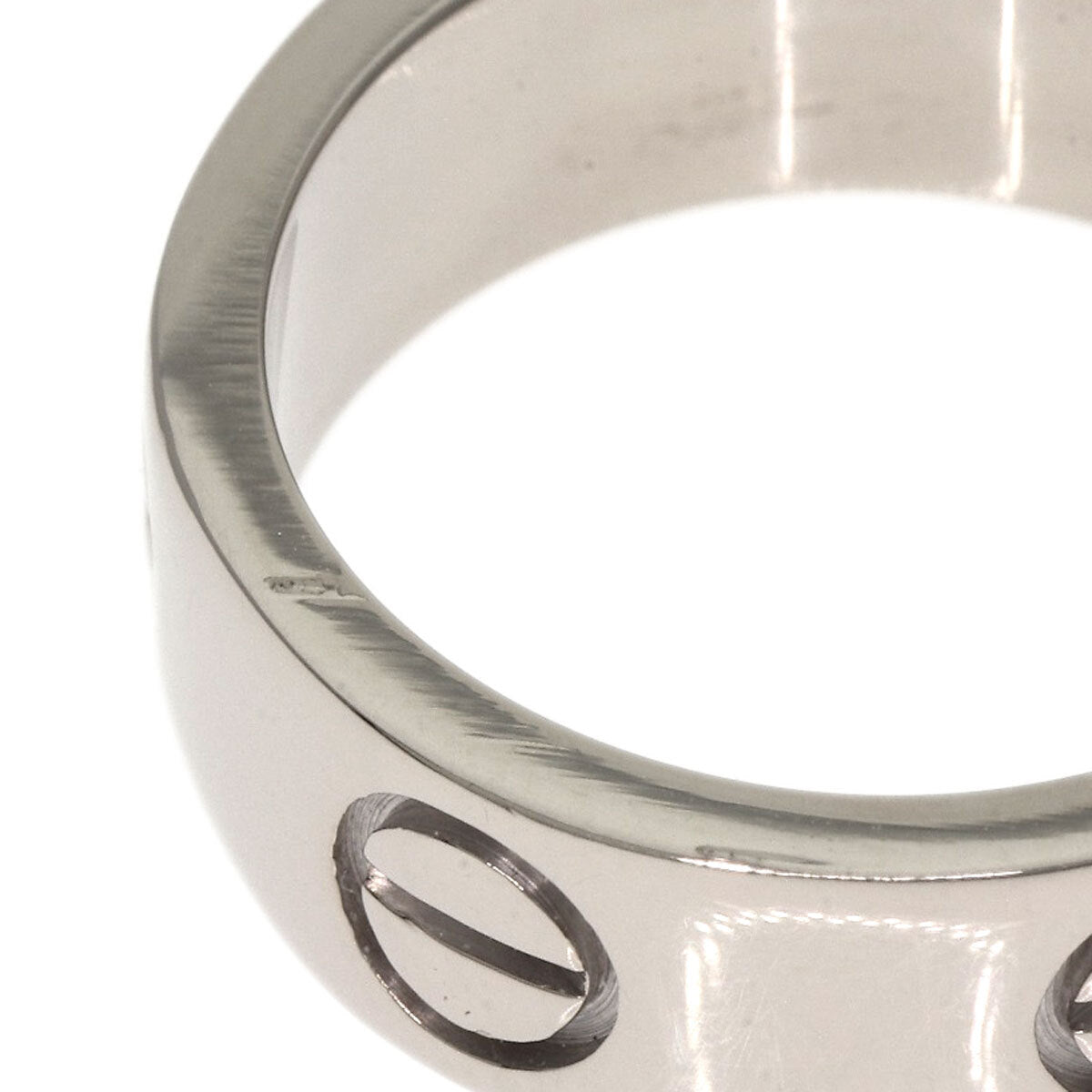 Cartier Ring Love Ring #45 K18 White Gold