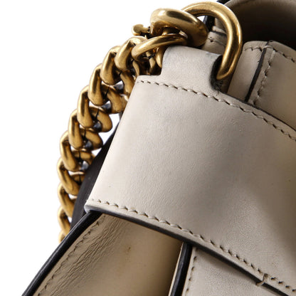 Gucci Broadway Pearly Bee Shoulder Bag Embellished Leather Mini