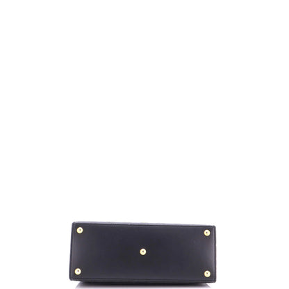 Gucci Padlock Top Handle Bag Guccissima Leather Small