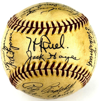 1938 Chicago White Sox Team Signed Baseball (27)