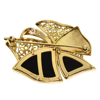 TASAKI   Brooch Akoya Pearl Pearl Onyx Diamond