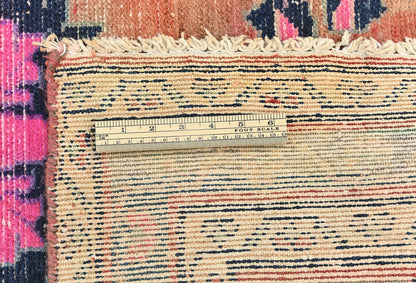 Distressed Tribal Oriental Runner Rug Handmade