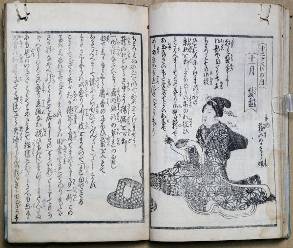 Utagawa Sadafusa Ehon Rare 1852 Chaban Imayo Furyu Edo Woodblock Print